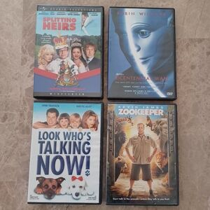DVD Movie Collection 4 Disc's- Comedy, Family, and Sci-Fi Splitting Heirs PLUS